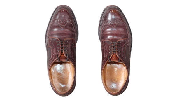 Chaussure de Luxe Sheldon en Cuir Marron - Taille 40 | Made in England - julfripes