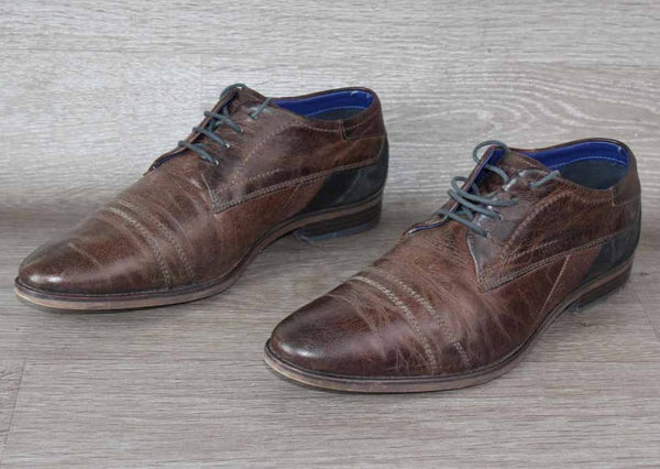 Chaussure de Ville Cuir Marron Bugatti – Taille 42 – Occasion très bon état Made in Italy - julfripes