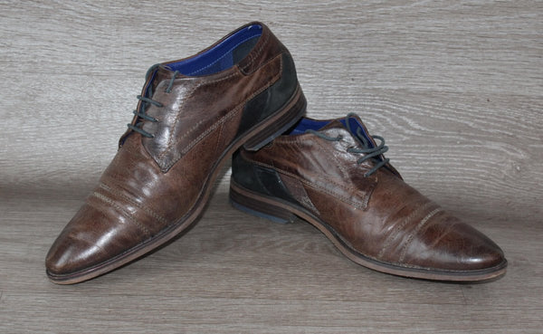 Chaussure de Ville Cuir Marron Bugatti – Taille 42 – Occasion très bon état Made in Italy - julfripes