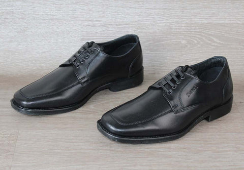 Chaussure de ville Cuir Noir Swedi – Taille 40 – Neuf Made in Portugal - julfripes