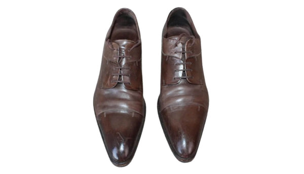 Chaussure Derby Cuir Marron Konstantin Starke – Taille 42,5 – Occasion Made in USA - julfripes
