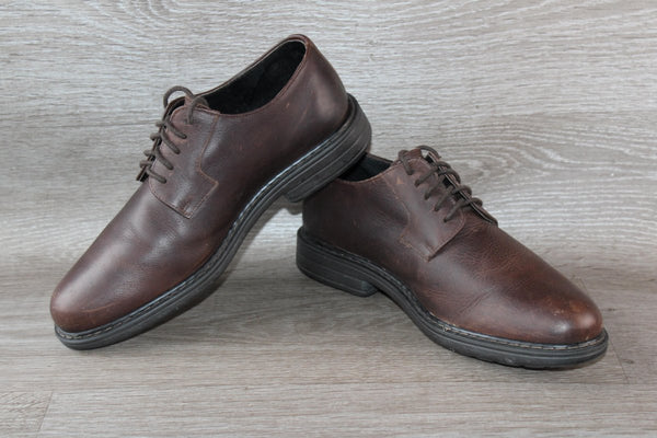 Chaussure Derby Cuir Marron Salamander – Taille 41 – Occasion très bon état Made in France - julfripes