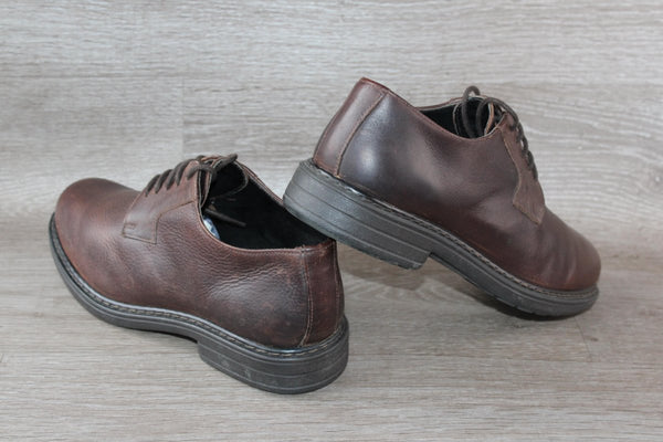 Chaussure Derby Cuir Marron Salamander – Taille 41 – Occasion très bon état Made in France - julfripes
