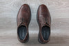 Chaussure Derby Cuir Marron Salamander – Taille 41 – Occasion très bon état Made in France - julfripes