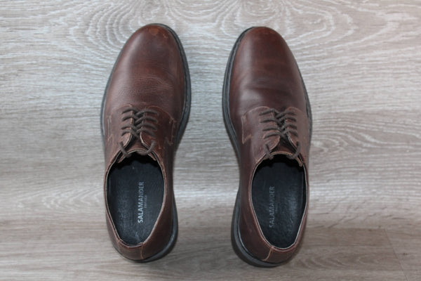 Chaussure Derby Cuir Marron Salamander – Taille 41 – Occasion très bon état Made in France - julfripes