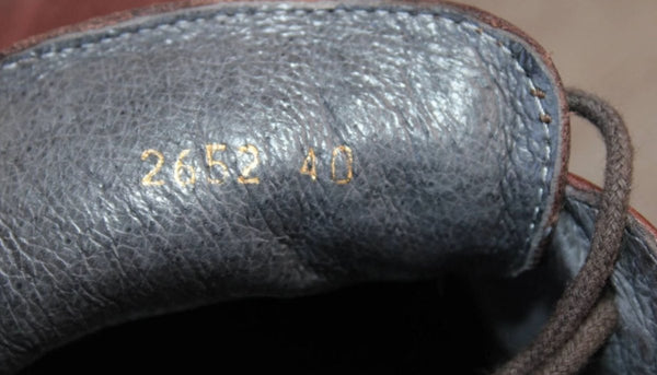 Chaussure Derby Cuir Marron San Marina – Taille 40 – Occasion très bon état Made in Portugal - julfripes