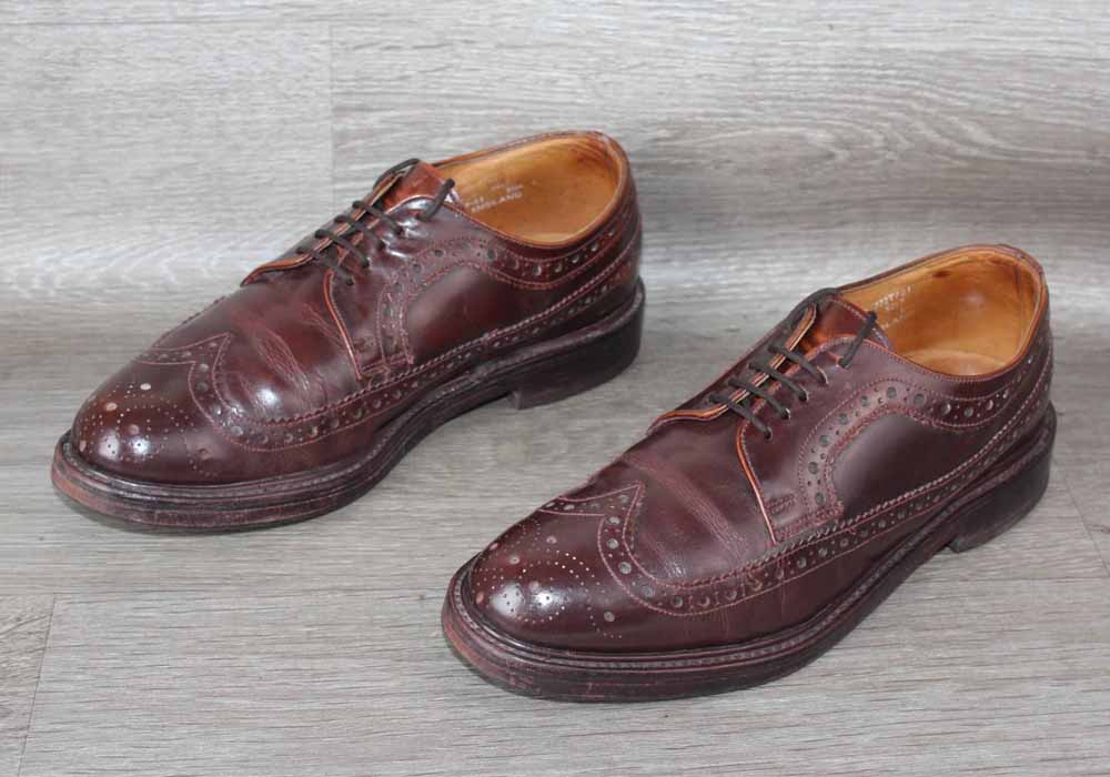 Chaussure Derby Cuir Marron Sheldon – Taille 40 – Occasion très bon état Made in England - julfripes