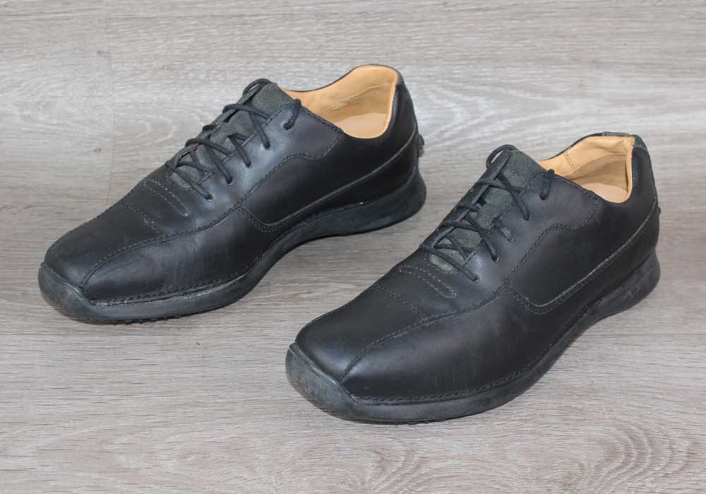 Chaussure Derby Cuir Noir Clarks – Taille 43 – Occasion très bon état - julfripes