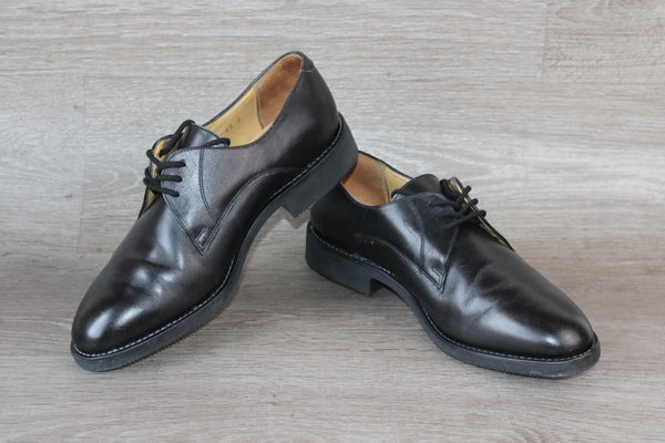 Chaussure Derby Cuir Noir Marbot Neuvic – Taille 42 – Occasion Très Bon état Made in France - julfripes