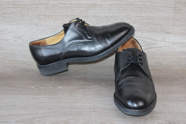 Chaussure Derby Cuir Noir Marbot Neuvic – Taille 42 – Occasion Très Bon état Made in France - julfripes