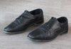Chaussure Derby Cuir Noir Stanford - Taille 43 – Occasion Bon état Made in Portugal - julfripes