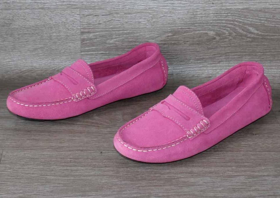 Chaussure Mocassin Daim Roberto Durville – Taille 40 – Occasion très bon état Made in Spain - julfripes