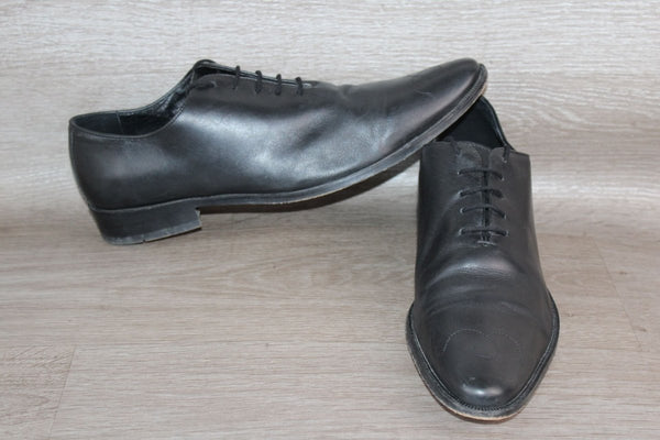 Chaussure Richelieu Cuir Griffe Noire – Taille 45 – Occasion très bon état - julfripes