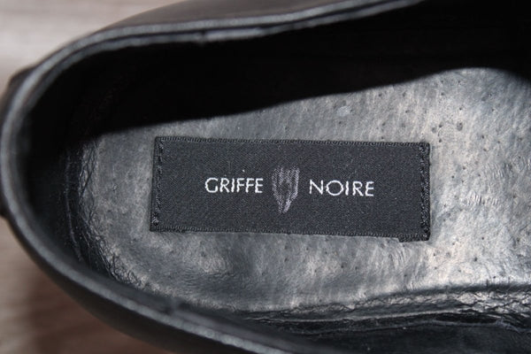 Chaussure Richelieu Cuir Griffe Noire – Taille 45 – Occasion très bon état - julfripes