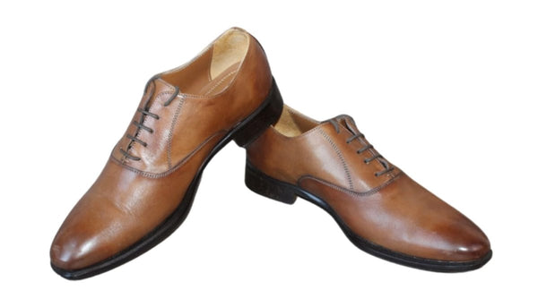 Chaussure Richelieu Cuir Marron Devred – Taille 41 – Occasion très bon état made in Italy - julfripes