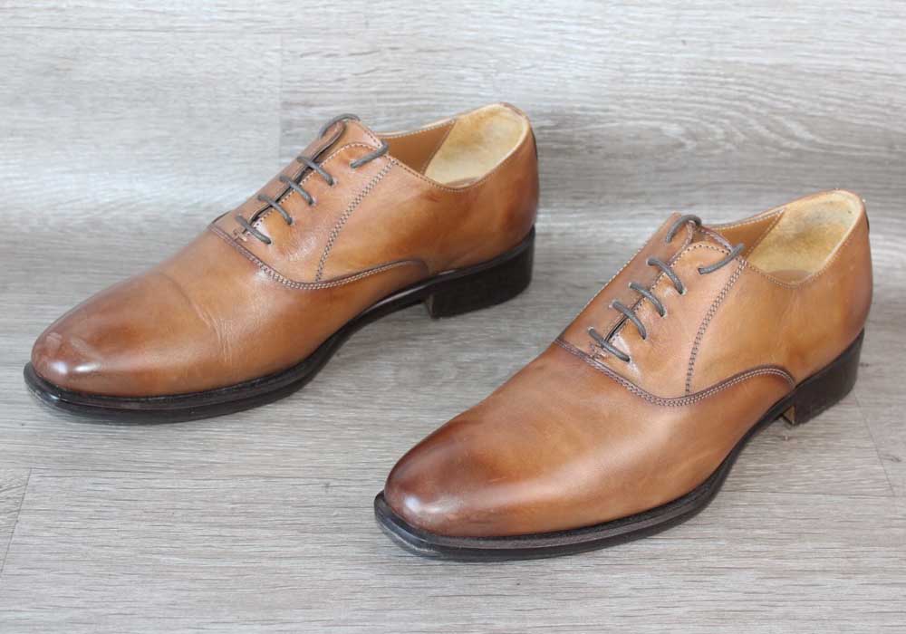 Chaussure Richelieu Cuir Marron Devred – Taille 41 – Occasion très bon état made in Italy - julfripes