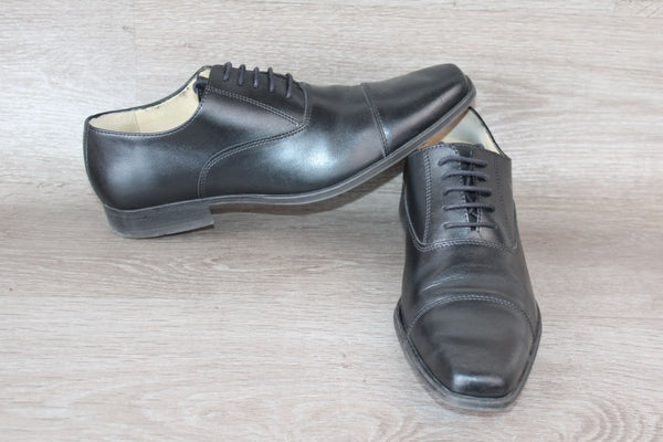 Chaussure Richelieu Cuir Noir Eastford – Taille 41 – Occasion Bon état Made in Portugal - julfripes