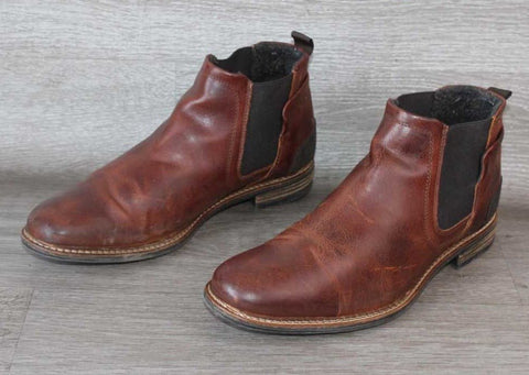 Chelsea Boot Cuir Marron Bull Boxer – Taille 44 – Occasion très bon état Made in Portugal - julfripes
