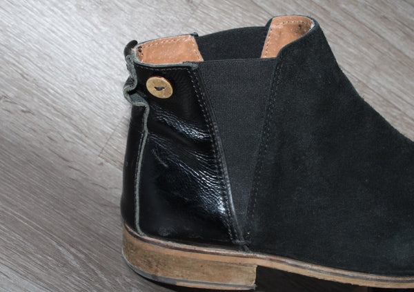 Chelsea Boot Daim Noir Faguo – Taille 40 Unisexe – Occasion Bon état - julfripes