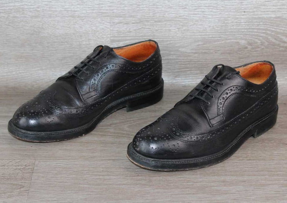 Christian Pellet Norman Chaussure Derby Cuir Noir – Taille 39,5 – Occasion très bon état - julfripes