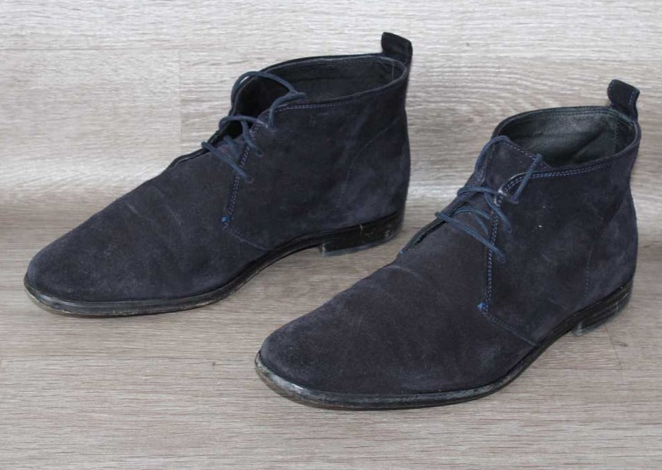 Desert Boot Daim Bleu Marine Minelli – Taille 42 – Occasion Bon état - julfripes