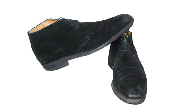 Finsbury Classic Range Chukka Boot Daim Noir – Taille 42 – Occasion Made in England - julfripes