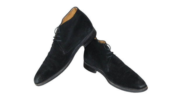 Finsbury Classic Range Chukka Boot Daim Noir – Taille 42 – Occasion Made in England - julfripes