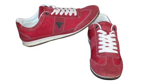 Guess Basket Décontractée Rouge - Taille 44 - Occasion très bon état - julfripes