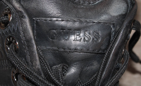 Guess Sneaker Basse Cuir Noir – Taille 41 – Occasion Bon état - julfripes