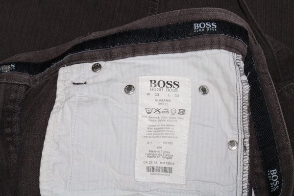 Hugo Boss Pantalon Chino Marron – Taille M - W33 – Occasion Très Bon état Made in Turkey - julfripes