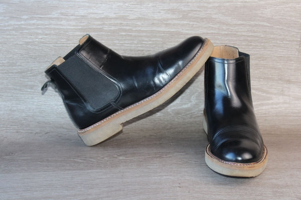 Kickers Chelsea Boot Cuir Noir – Taille 40 Unisexe – Occasion Très Bon état - julfripes