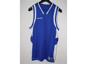 Maillot de Basketball Bleu Spalding - Taille L Mixte – Occasion Très Bon état - julfripes