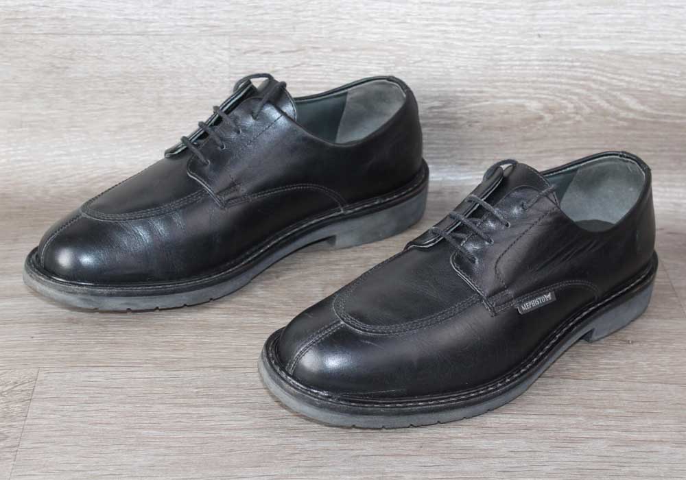 Mephisto Chaussure Derby Cuir Noir – Taille 41,5 – Occasion Très Bon état - julfripes