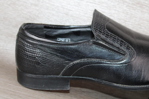 Mocassin Cuir Noir Bottesini – Taille 46 – Occasion très bon état Made in Italy - julfripes