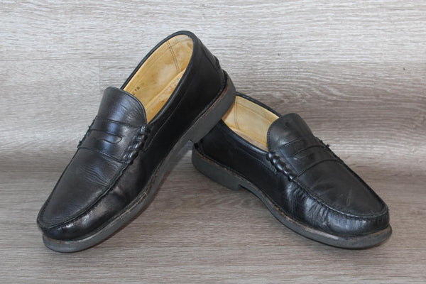 Paraboot Brighton Mocassin Cuir Noir – Taille 40,5 – Occasion Bon état Made in France - julfripes