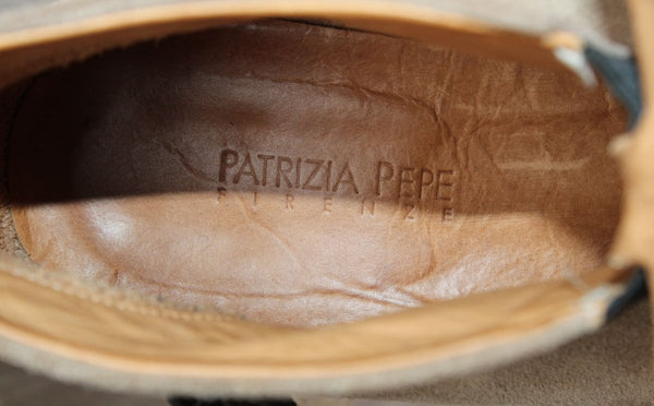 Patrizia Pepe Chelsea Boot Daim Beige – Taille 45 – Occasion Bon état Made in Italy - julfripes