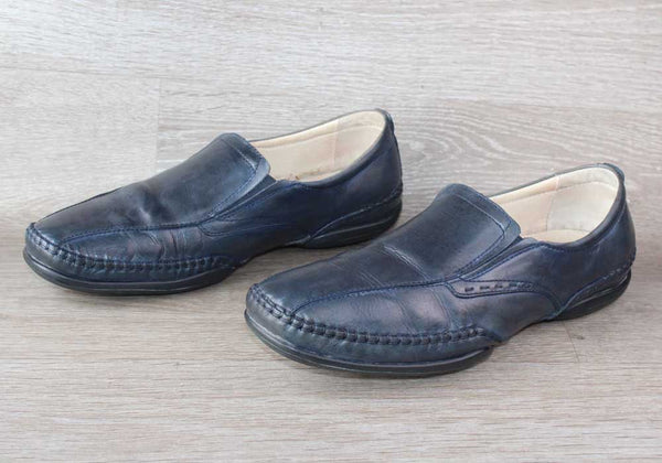 Pikolinos Puerto Rico Mocassin Cuir Bleu – Taille 46 – Occasion très bon état - julfripes