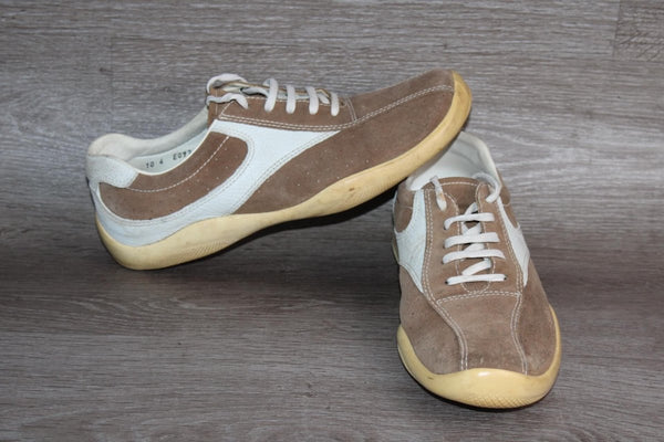 Prada Authentique Sneaker Cuir Vintage - Taille 44 - Occasion très bon état Made in Italy - julfripes