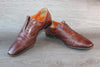 Santoni Richelieu Cuir Marron – Taille 44 – Occasion très bon état Made in Italy - julfripes