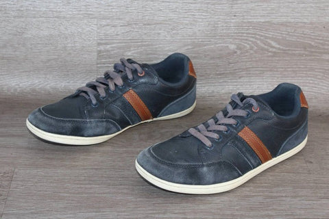 Sneaker Basse Cuir Bleu André – Taille 41 – Occasion Bon état - julfripes