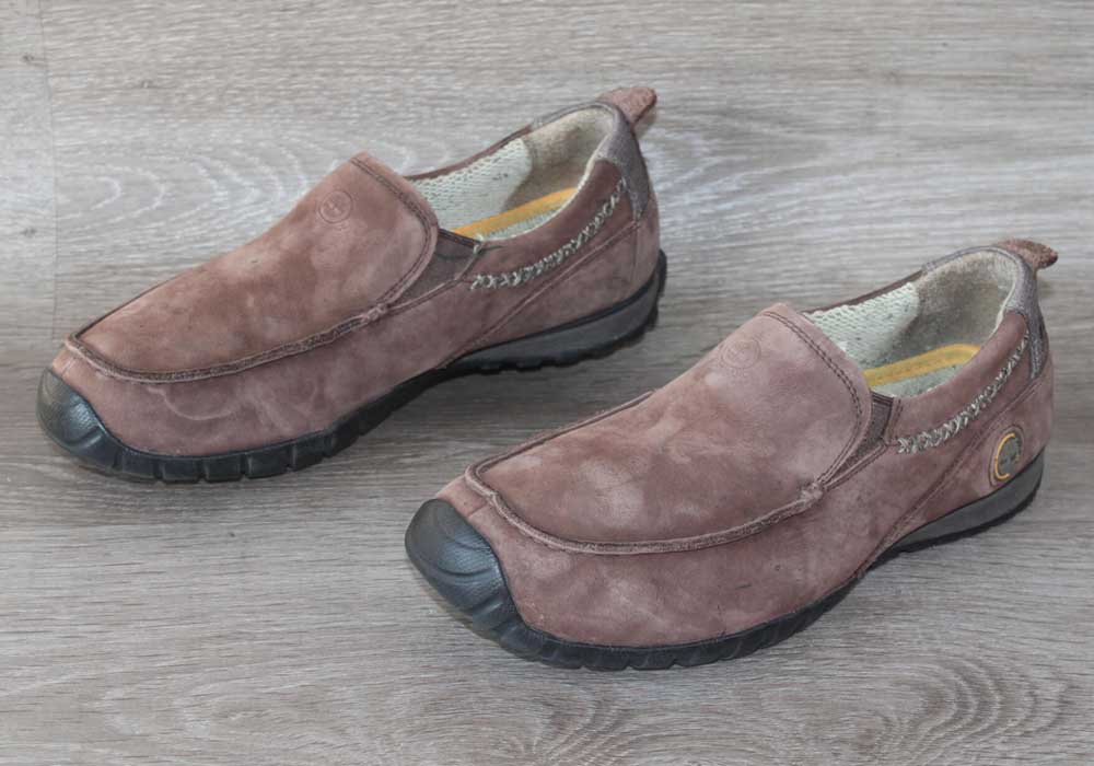 Timberland Mocassin Cuir Marron – Taille 44 – Occasion très bon état - julfripes