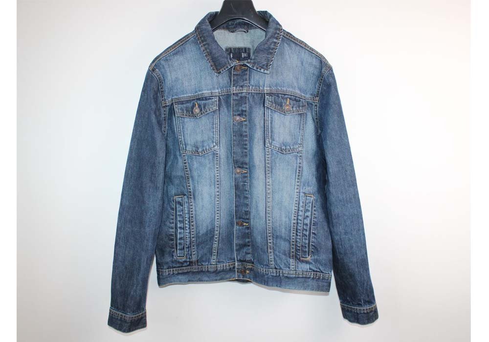 Veste Trucker Jacket Manches Longues Bleu – Taille XL – Occasion Très bon état - julfripes