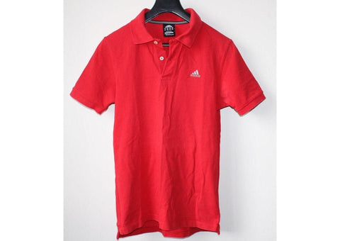 Adidas Polo Slim Rouge Manches courtes – Taille M – Occasion très bon état Made in Turkey - julfripes