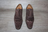 Bowen Richelieu Cuir Velours Marron – Taille 43 – Occasion Made in England - julfripes