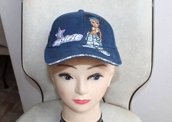 Casquette Bleu Spirit - Taille réglable Enfant-Adulte Mixte - Neuf - julfripes