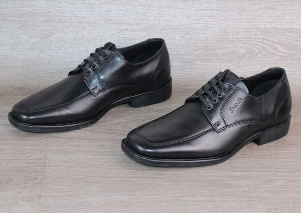 Chaussure de ville Cuir Noir Swedi – Taille 39 – Neuf Made in Portugal - julfripes