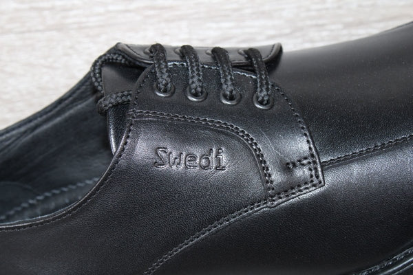 Chaussure de ville Cuir Noir Swedi – Taille 40 – Neuf Made in Portugal - julfripes