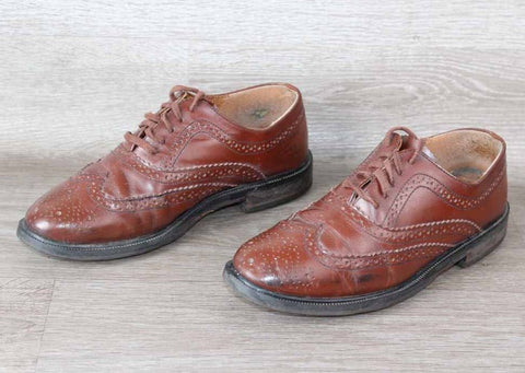 Chaussure Richelieu Cuir Marron Lord Brighton – Taille 42 - Occasion Bon état Made in England - julfripes