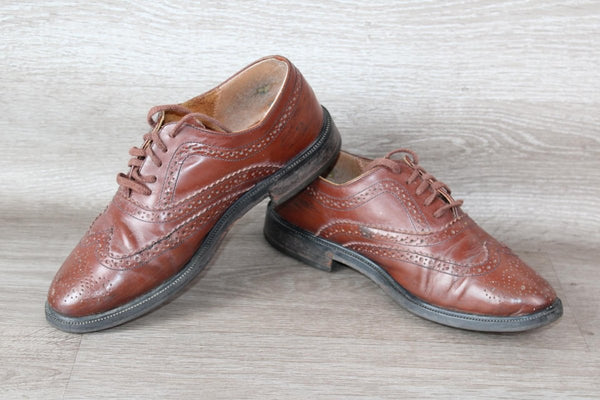 Chaussure Richelieu Cuir Marron Lord Brighton – Taille 42 - Occasion Bon état Made in England - julfripes