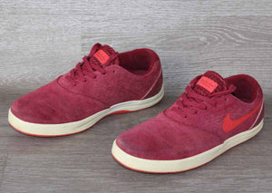 Nike Lunarlon Eric Koston Sneaker Daim Rouge – Taille 42 – Occasion très bon état - julfripes